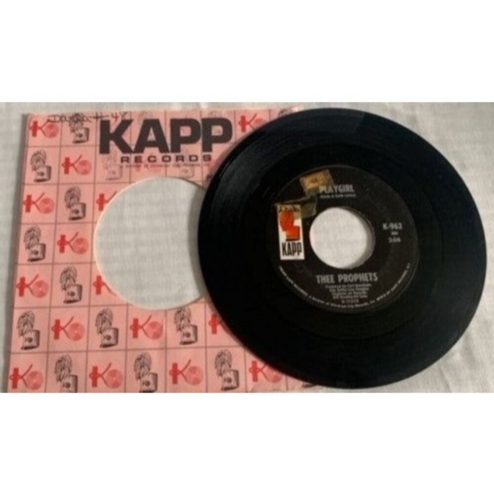 Thee Prophets - Playgirl & Patricia Ann 45 Record with Sleeve